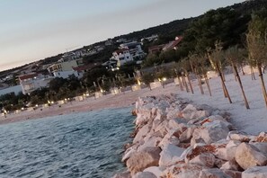On the beach - Apartment Bella Vista - Three Bedroom Apartment with Terrace  and Sea View(A6) (Sevid)