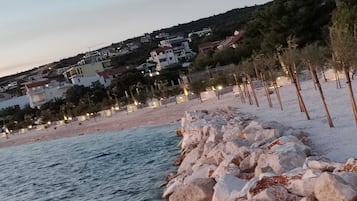 On the beach