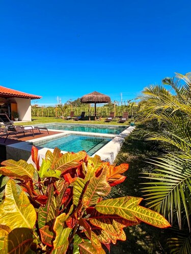 Villa Pérola do Aré · Heated and private Pool & Jacuzzi · Barbecue area