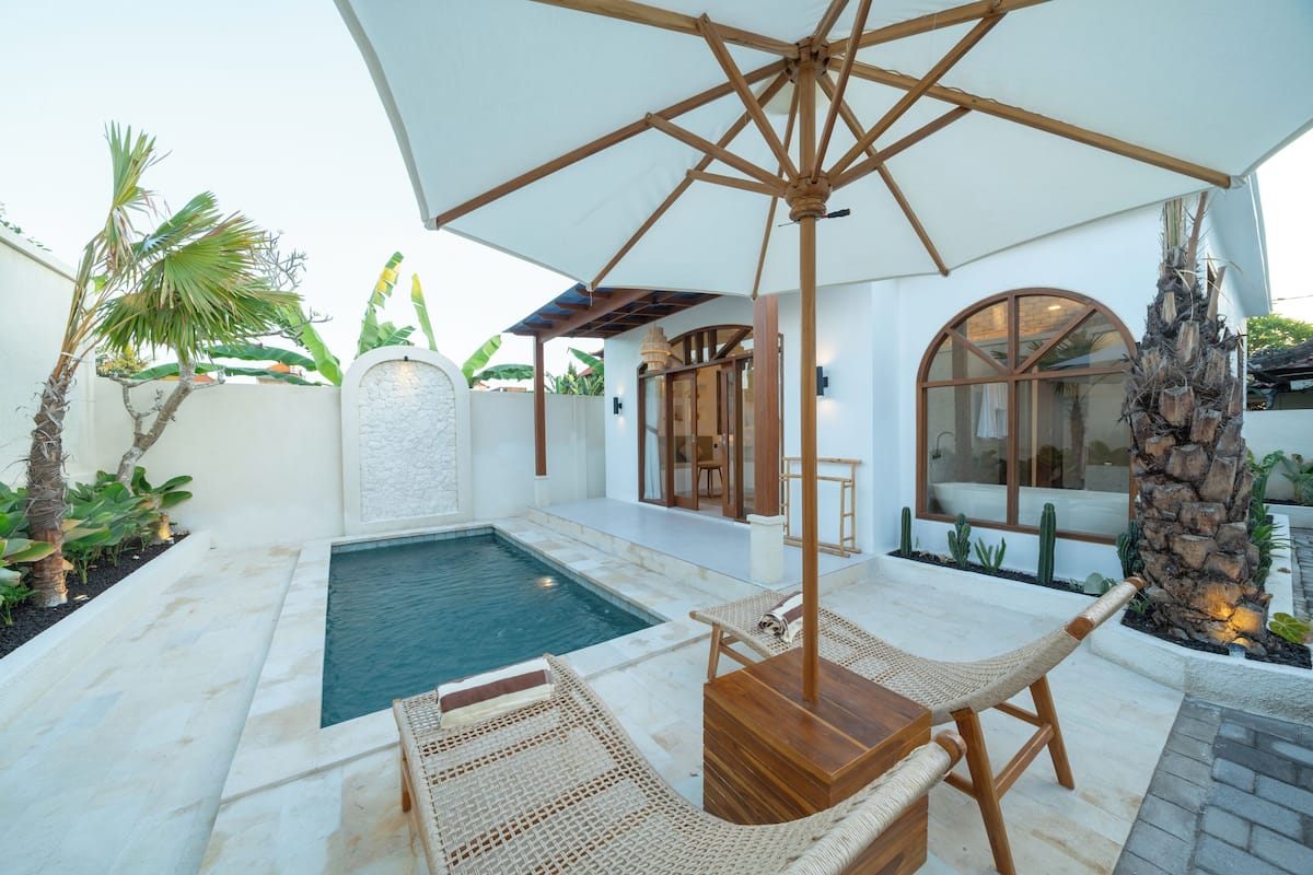 Luxury Villa, 1 King Bed, Private Pool | Terrace/patio