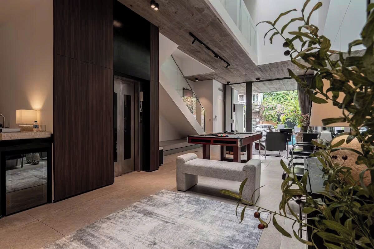 Villa Grand, 5 camere da letto, accesso al Club Lounge, vista giardino | Biancheria in cotone egiziano, biancheria da letto di alta qualità