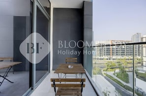 Classic-Apartment, Stadtblick | Terrasse/Patio