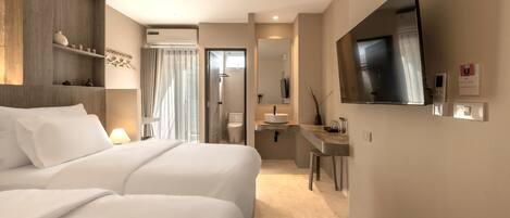 Superior-værelse med 2 enkeltsenge | Udsigt fra værelset