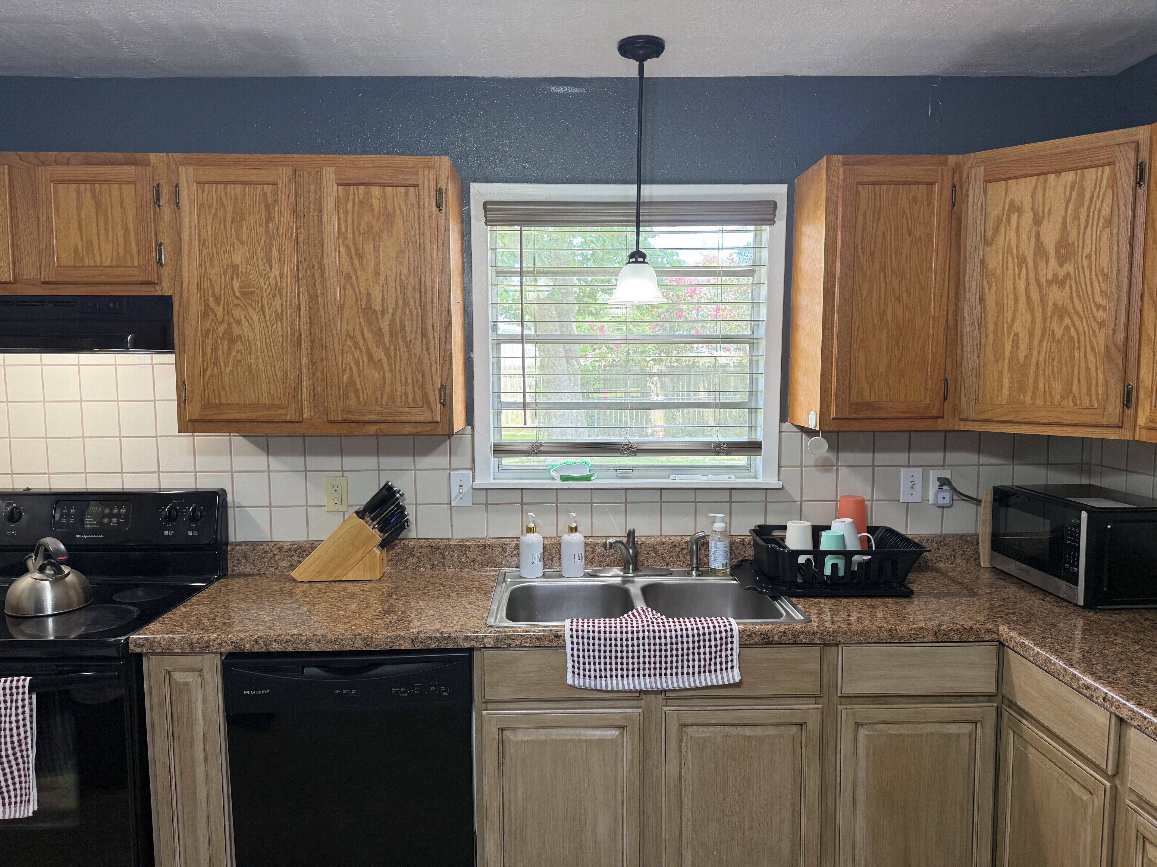 Microondas, horno, placa de cocina y lavavajillas