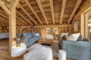 Living area - Charming Alpine chalet (Saint-Gervais-les-Bains)