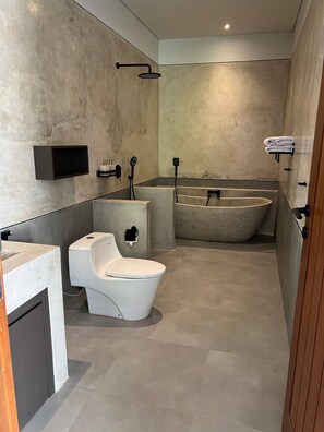 Villa, 2 habitaciones, alberca privada | Baño
