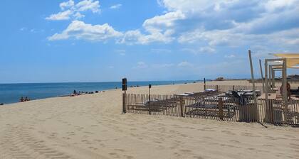 Villa en location vacances sur la falaise de Leucate plage