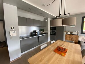Dining - 4-Room Apartment, 6 People, Sauna, Hammam, Parking, Wifi (Châtel)