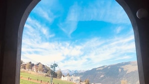 View from property - Apartment on Slopes With Ski Lift Access (Aime-la-Plagne)