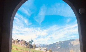 View from property - Apartment on Slopes With Ski Lift Access (Aime-la-Plagne)