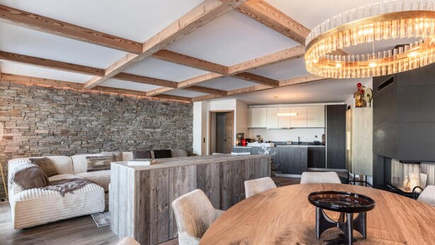 Dining - New Ski-in and Ski-out Apartment (Courchevel)