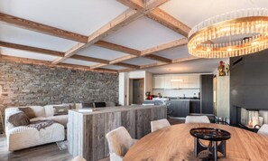 Dining - New Ski-in and Ski-out Apartment (Courchevel)