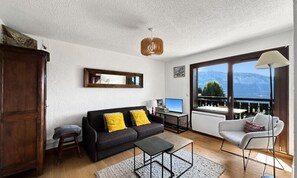 Living area - Bb222 - 3-room Mezzanine Apartment for 6 People, Ski-in/ski-out (Araches-la-Frasse)