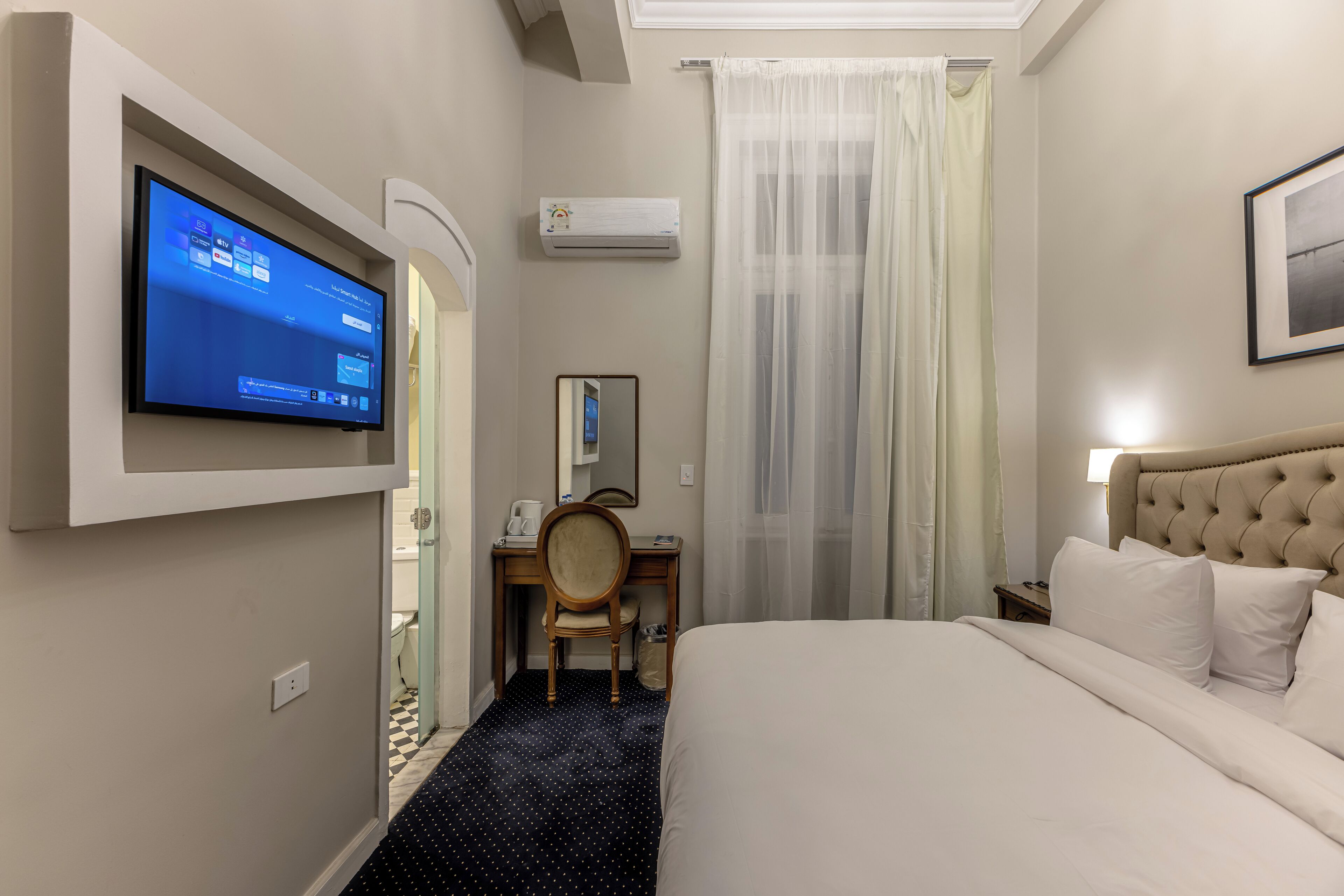 Deluxe Double Room | In-room safe, desk, laptop workspace, blackout drapes