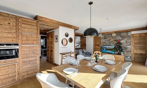 Dining - Leag15 - 4 Rooms for 6 People With Pool Access (Araches-la-Frasse)