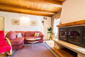House | Living room - House Kocan-four Bedroom Villa With Terrace and Swimming Pool (Konavle)