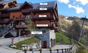Exterior - 3-room Apartment for 6 People, 3-star Rating, Southwest Facing (Valloire)