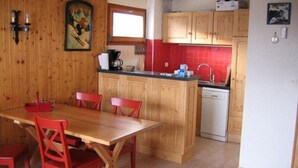 Dining - Beautiful Location for This 2-room Apartment - 44m2 - Sleeps 4 (Le Grand-Bornand)