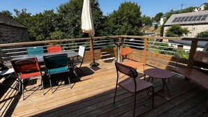 Outdoor dining - Gite de France for 6 People (Monts-de-Randon)