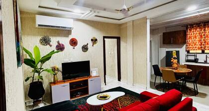 2-bedroom apartment with African Vibe-Cape Coast with AC