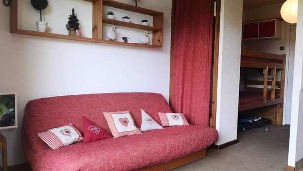 Living area - Apartment Near Mont Rond Ski Slopes (Notre-Dame-de-Bellecombe)