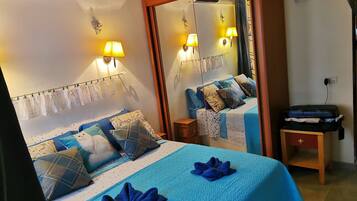 1 slaapkamer, een strijkplank/strijkijzer, wifi, beddengoed