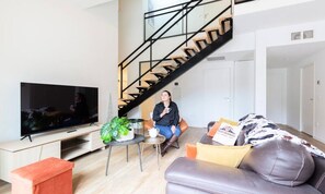 Living area - Apartment for 8 People, Elegance and Comfort in the Heart of Saint-lary Soulan, Close to Shops (Saint-Lary-Soulan)