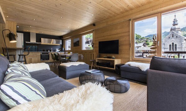 Living area - Apartment in Grand-bornand Near Aravis (Le Grand-Bornand)