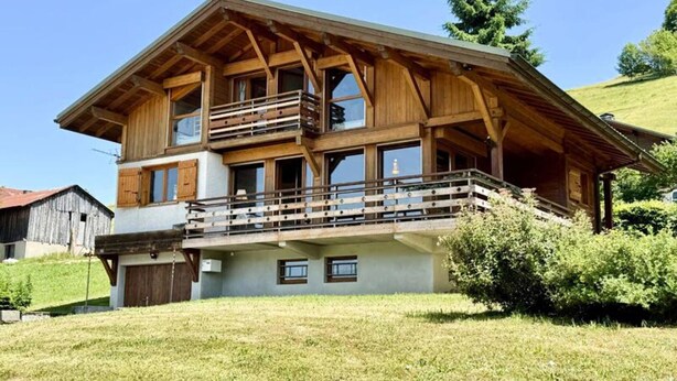 Exterior - Charming Chalet With Sauna and Superb Views of Mont Charvin and the Aravis Mountains (Crest-Voland)