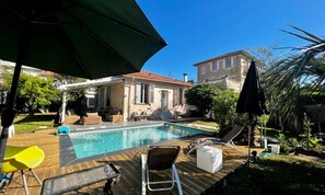 Indoor pool, outdoor pool - House in Antibes With Private Pool (Antibes)