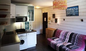 Interior - Studio for 2 People With Superb View of the Slopes (Les Orres)