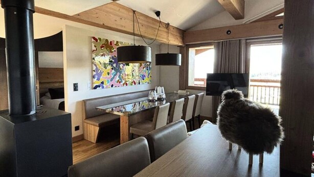 Dining - Apartment in Les Haut Lieux With Spa Access (Hauteluce)