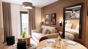 Interior - 2-room Apartment for 4 People (Vars)