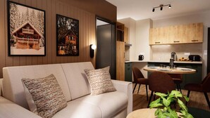 Living area - 2-room Apartment for 4 People (Vars)