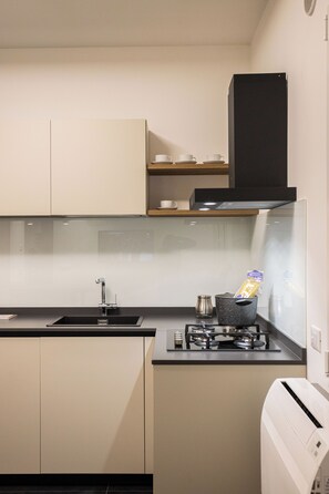 Private kitchen - Luxury Apartment Cefalù Giglio (Cefalù)