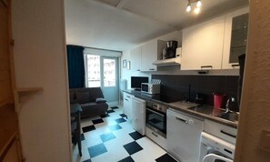 Fridge, microwave, oven, dishwasher - Studio for 3 People (Modane)