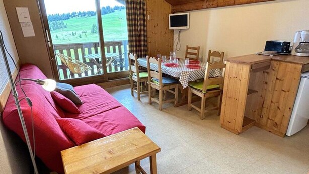 Living area - Studio Apartment in Les Saisies for 6 People (Hauteluce)