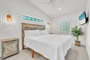 Casa, 4 habitaciones | 4 dormitorios y tabla de planchar con plancha