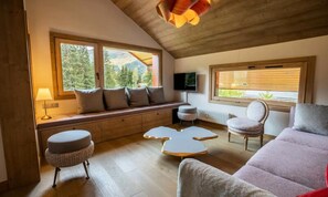 Living area - Apartments for 10 People (Les Allues)