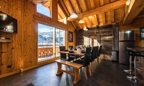 Dining - Chalet in Saint Sorlin Near Ski Slopes (Saint-Sorlin-d'Arves)
