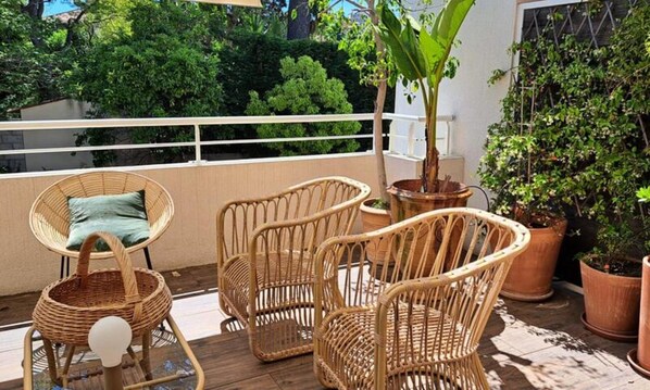 Terrace/patio - Apartments for 4 People (Antibes)