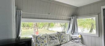 Terrys Water Front Bungalow on The RiversEdge AC Heat in a private campground!