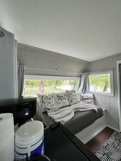 Terrys Water Front Bungalow on The RiversEdge AC Heat in a private campground!