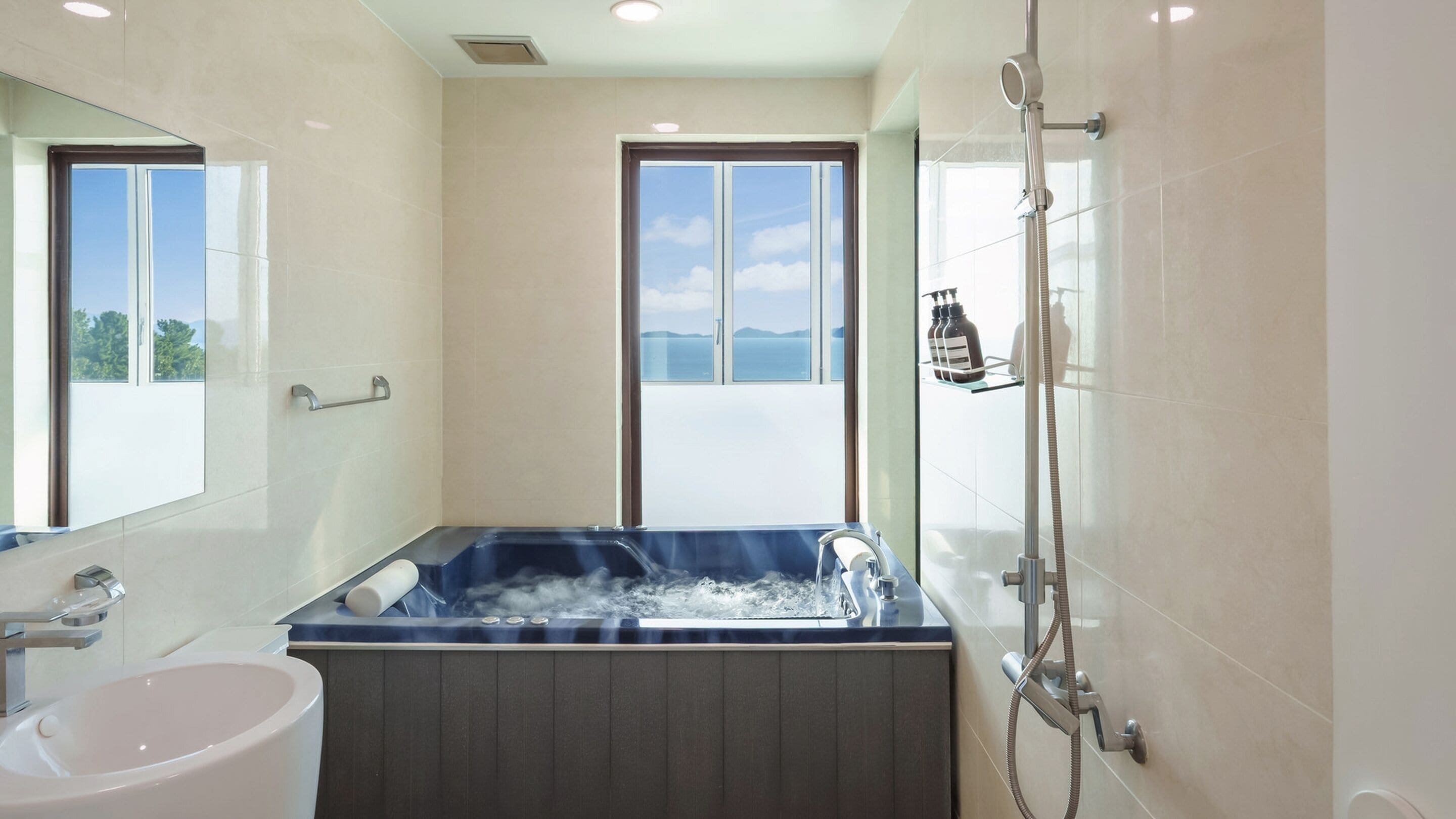 Kamar Basic, 1 kamar tidur (B202 (Spa/BBQ/Ocean View/pet)) | 1 kamar tidur dan Wi-Fi gratis