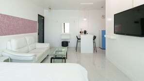 غرفة بتجهيزات أساسية - غرفة نوم واحدة (B202 (Spa/BBQ/Ocean View)) | 1 غرفة نوم وواي فاي مجانًا