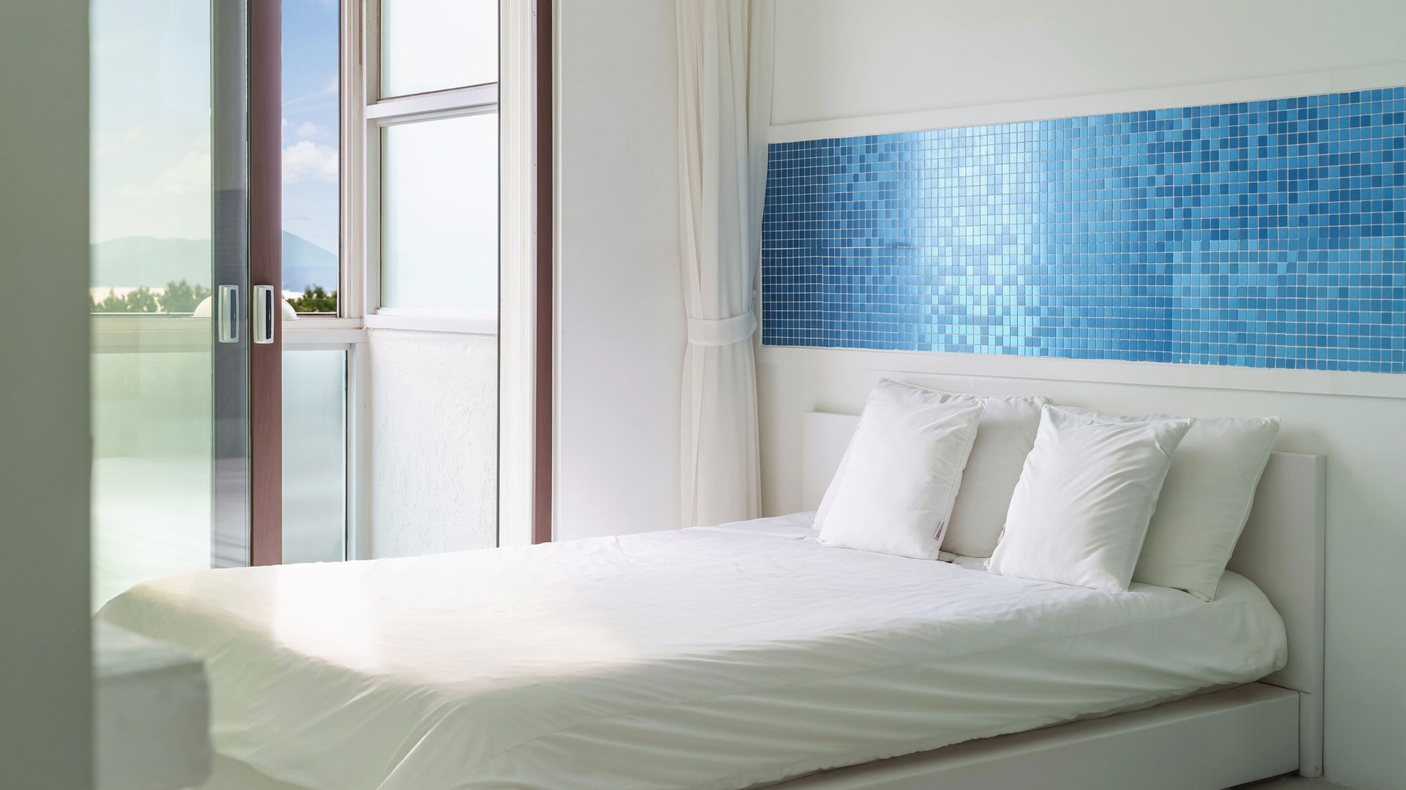 Kamar Basic, 1 kamar tidur (B102 (Spa/BBQ/Ocean View/pet)) | 1 kamar tidur dan Wi-Fi gratis