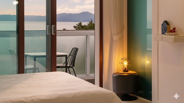 غرفة بتجهيزات أساسية - غرفة نوم واحدة (B203 (Spa/BBQ/Ocean View)) | 1 غرفة نوم وواي فاي مجانًا