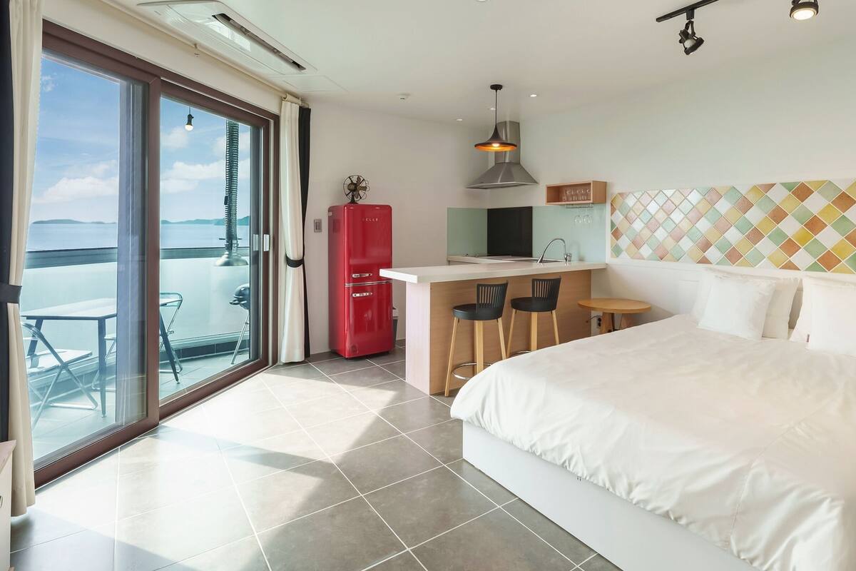 Chambre, 1 chambre (B201 (Spa/BBQ/Ocean View/pet))