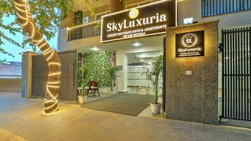 Majoituspaikan julkisivu