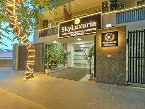 Majoituspaikan julkisivu